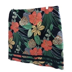 Size 10 women's Talbots a line skirt. Floral multicolored design.